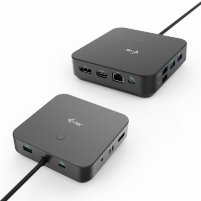 i-tec USB-C HDMI + Dual DP Docking Station + PD 100 W + U...