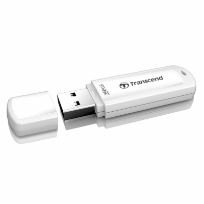Transcend 256GB JetFlash 730 USB 3.1 flash disk, bílý