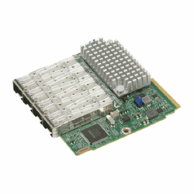 SUPERMICRO AIOM Quad-Port 10GbE(2xRJ45 & 2xSFP+) Based on...