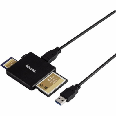 Hama 124022 Čtečka paměťových karet "Multi" SC, microSD, ...
