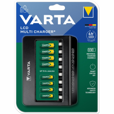 Nabíječka VARTA LCD MULTI CHARGER pro 1-8ks R03/R06   NA5...