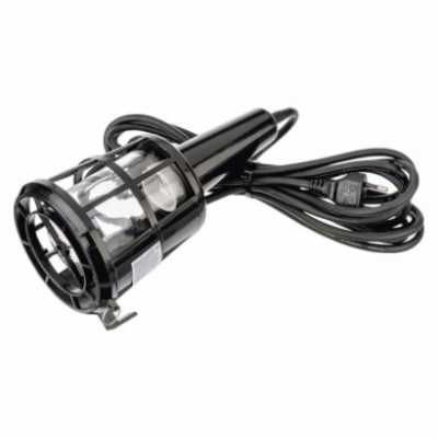 Přenosné svítidlo žár.60W E27 plast, 5m, + sklo  P4203