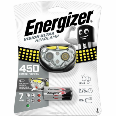 Čelová svítilna ENERGIZER Vision Ultra 450lm