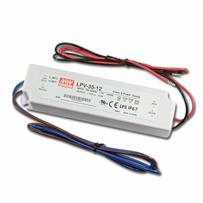 Síťový spínaný zdroj MEAN WELL 100-240V - 12V, 3A, 36W ve...