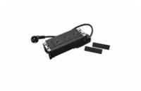 Legrand - Incara™ Multilink - Modular. zapuštěný blok černý: 2x2P+T/USB A+C (15W), kabel 2m