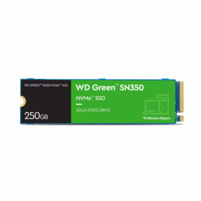 WD GREEN SSD NVMe 250GB PCIe SN350, Gen3 8GB/s, (R:2400/W...
