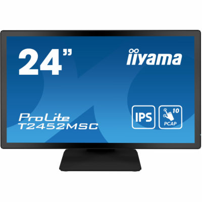 24" LCD iiyama T2452MSC-B1:PCAP,IPS,FHD,HDMI