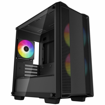 DEEPCOOL skříň CC360 ARGB / MicroATX / 3x120 ARGB fan / U...