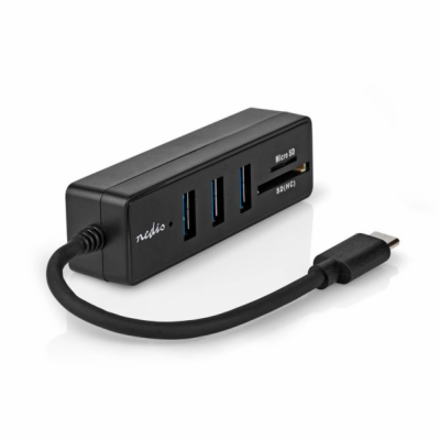 Nedis CCGB64785WT01 - USB hub| 1x USB-C™ | 1x USB-C™ / 2x...