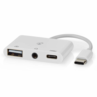 NEDIS USB 2.0 multiport adaptér/ zástrčka USB-C/ zásuvka ...