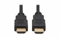 Kabel HDMI vysokorychlostní, digitální video+zvuk, UHD 4K (Samec/Samec), černá, 1.83m