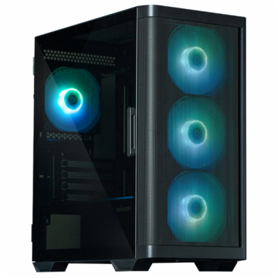 Zalman skříň M4 Black / miniT / 4x 120mm ARBG fan / 2xUSB...
