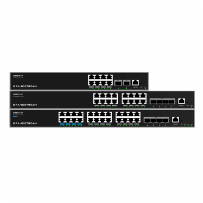 Grandstream GWN7812P L3 Managed Network PoE Switch  16 po...