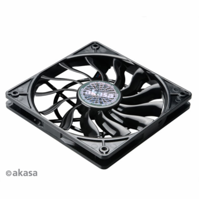 AKASA ventilátor Slimfan, 120 x 15mm, kluzné ložisko, pro...