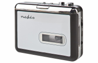 NEDIS kazetový převodník/ výstup 1x 3,5 mm/ 1x mini USB/ napájení z USB/ černý