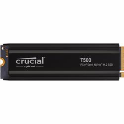 Crucial SSD 1TB T500 PCIe Gen4 NVMe M.2 s chladičem
