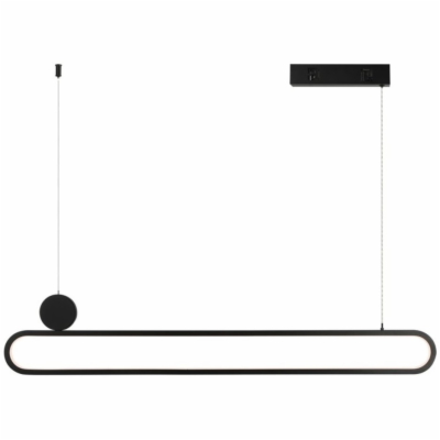 IMMAX NEO LITE OVALE SMART závěsné svítidlo černé 122cm 5...