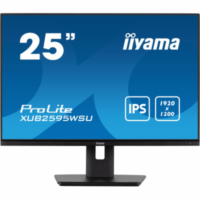 iiyama ProLite/XUB2595WSU-B5/25"/IPS/1920x1200/75Hz/4ms/B...