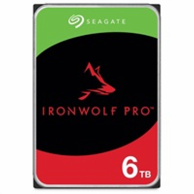 SEAGATE HDD 6TB IRONWOLF PRO (NAS), 3.5", SATAIII, 7200 R...