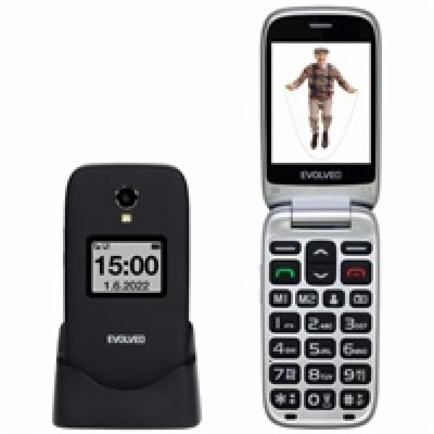 EVOLVEO EasyPhone FS, vyklápěcí mobilní telefon 2.8" pro ...