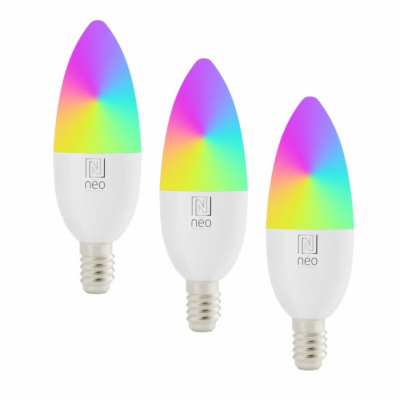 IMMAX NEO LITE SMART sada 3x žárovka LED E14 6W RGB+CCT, ...