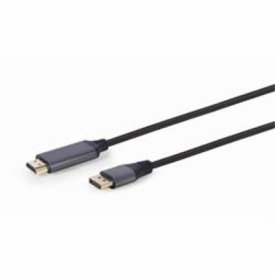Gembird kabel DisplayPort (M) na HDMI (AM), 4K, Premium S...