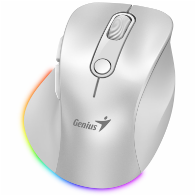 GENIUS Ergo 9000S Pro Pearl White/ duální Bluetooth + 2,4...
