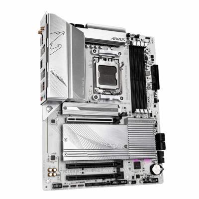 GIGABYTE MB Sc AM5 B650M AORUS ELITE AX ICE, AMD B650, 4x...