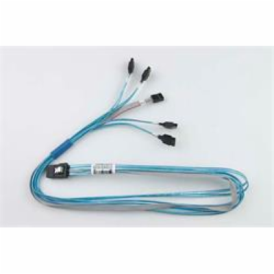 SUPERMICRO 70CM IPASS (SFF-8087) TO 4 SATA DATA/SB CROSS ...