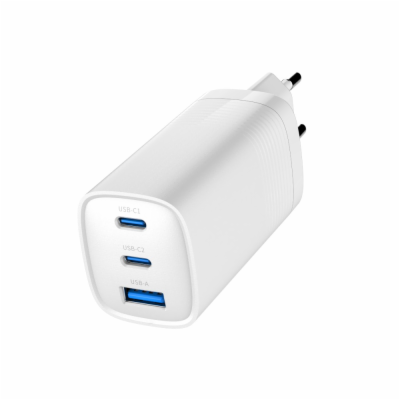 GEMBIRD PD nabíječka 1xUSB-A 2xUSB-C  67W bilá