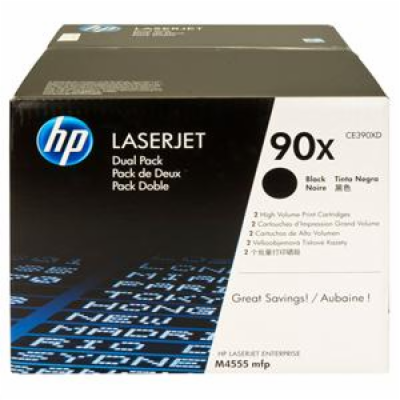 HP toner 90X/Black/2x24 000 stran/2-pack