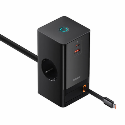Nabíjecí stanice Baseus PowerCombo Digital 65W EU černá