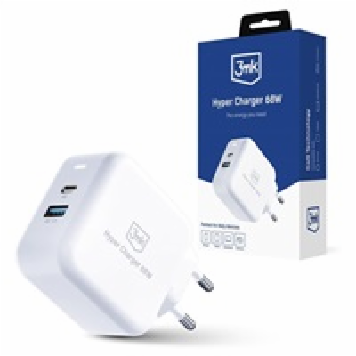 3mk síťová nabíječka - Hyper Charger 68W, GaN, 1x USB-C (...