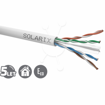Instalační kabel Solarix CAT6 UTP PVC Eca 305m/box SXKD-6...