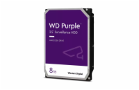 WD PURPLE 8TB / WD85PURZ / SATA 6Gb/s / Interní 3,5"/ 5640 rpm / 256MB