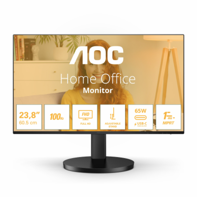 AOC LCD 24B3CF2 23,8" IPS/1920x1080@100Hz/4ms/250cd/20M:1...
