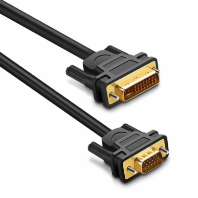 DeTech propojovací kabel DVI-VGA 1,5m - černá S DeTech pr...
