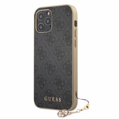 Guess 4G Charms Zadní Kryt pro iPhone 12/12 Pro 6.1 Grey ...