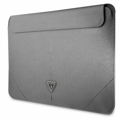 Guess Saffiano Triangle Metal Logo Computer Sleeve 16" Si...