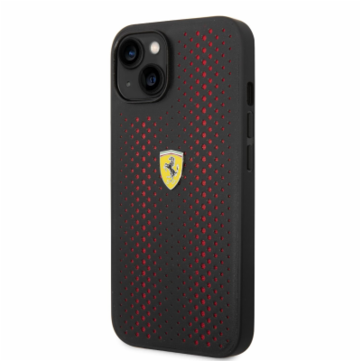 Ferrari PU Leather Perforated Zadní Kryt pro iPhone 14 Re...