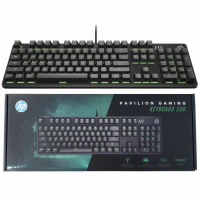Herní klávesnice HP Pavilion Gaming 500 - Nordic Hybridní...