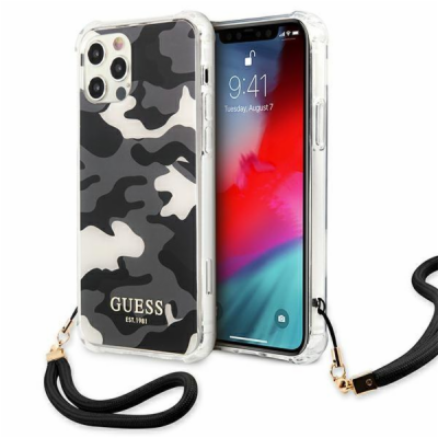 Guess iPhone 12/12 Pro Guess prémiový ochranný kryt telef...
