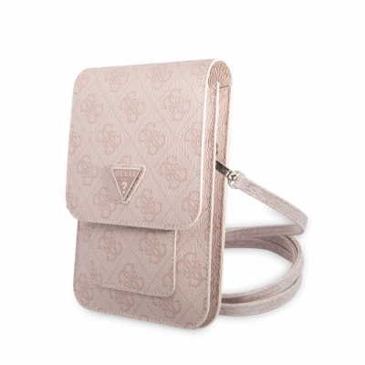 Guess PU 4G Triangle Logo Phone Bag Pink Guess prémiový o...