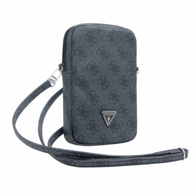 Guess PU 4G Triangle Logo Wallet Phone Bag Zipper, černá ...