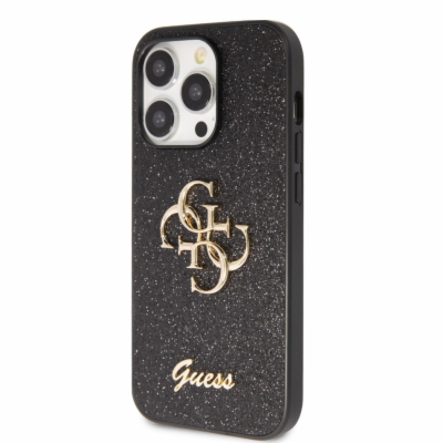 Guess PU Fixed Glitter 4G Metal Logo Zadní Kryt pro iPhon...