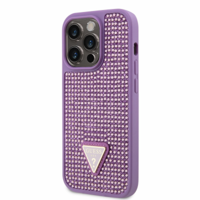 Guess Rhinestones Triangle Metal Logo Kryt pro iPhone 14 ...