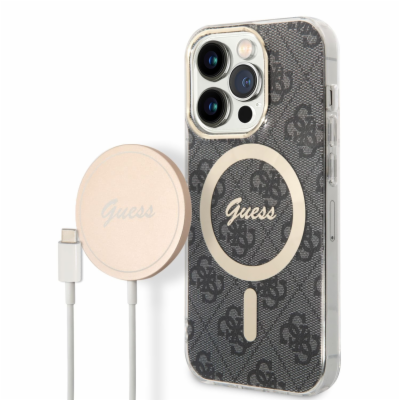 Guess 4G MagSafe Zadní Kryt + Bezdrátová Nabíječka pro iP...