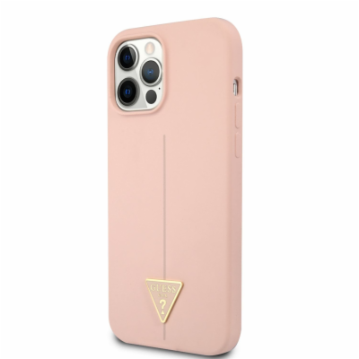Guess Silicone Line Triangle Zadní Kryt pro iPhone 12/12 ...