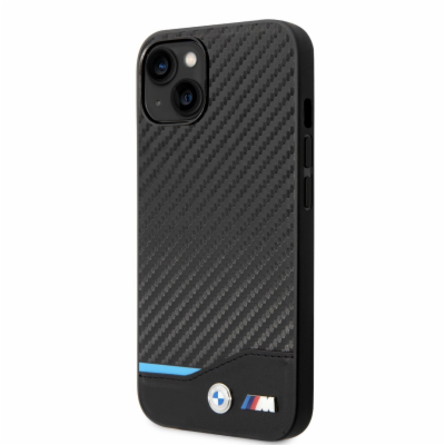 BMW M PU Carbon Blue Line Zadní Kryt pro iPhone 14 Plus B...