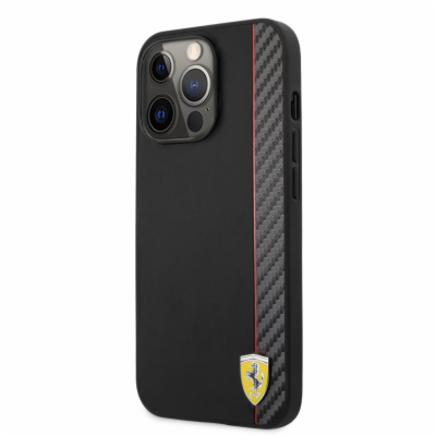 Ferrari Smooth and Carbon Effect Zadní Kryt pro iPhone 13...